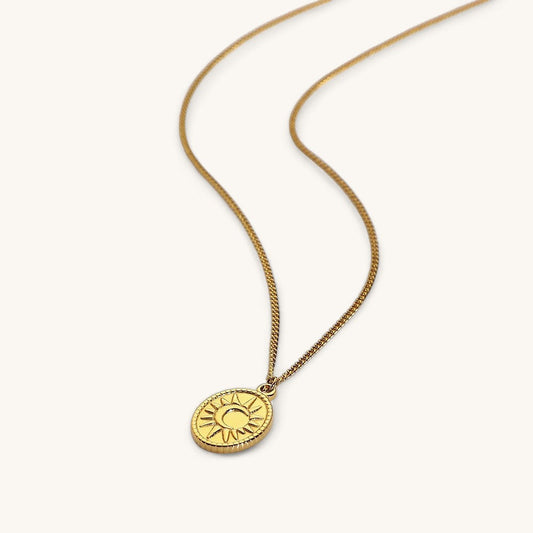 Shams and Qamar Coin Pendant